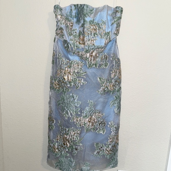 strapless bustier midi dress - Picture 3 of 6